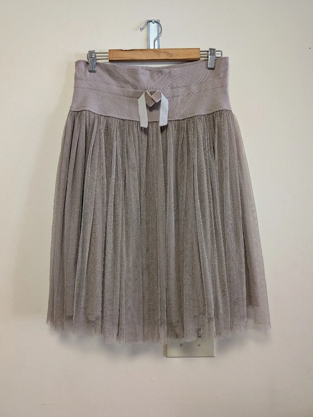 Tommy Jeans Mauve Tulle Midi Skirt Size M Balletcore Y2K Fairy Grunge